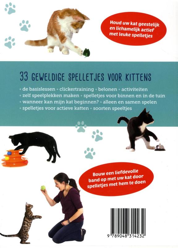 Achterkant van Spelletjes voor kittens