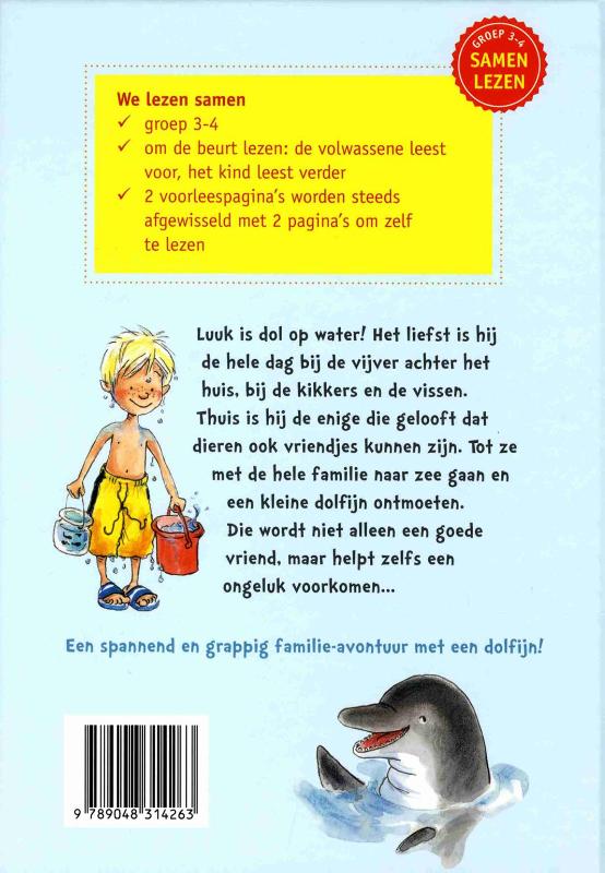 Achterkant van Jij bent mijn beste vriend, kleine dolfijn