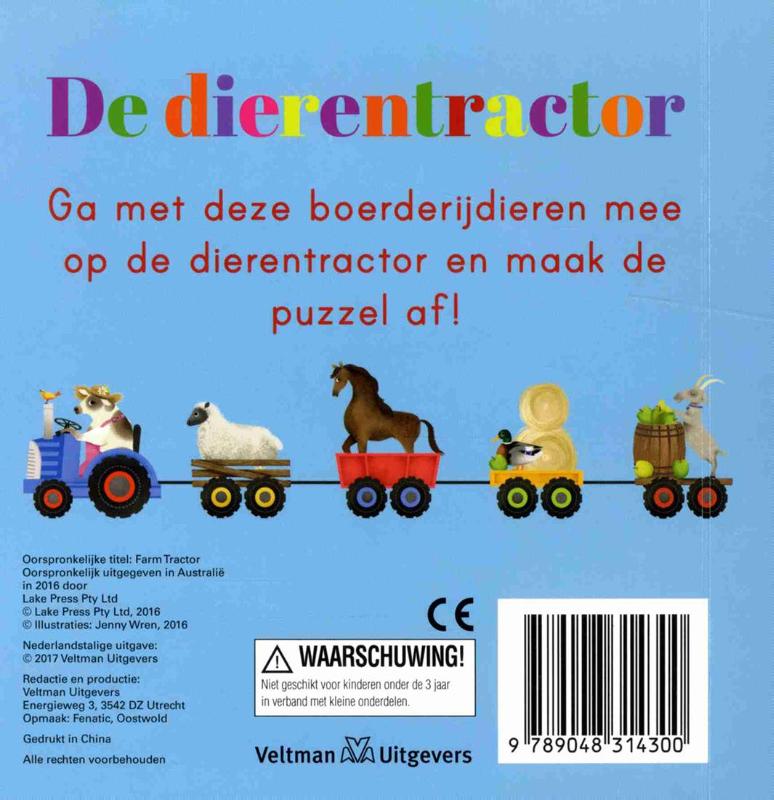 Achterkant van Mijn dierentractor