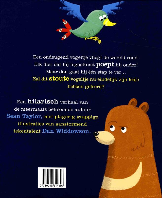 Achterkant van Wat een ondeugend vogeltje!