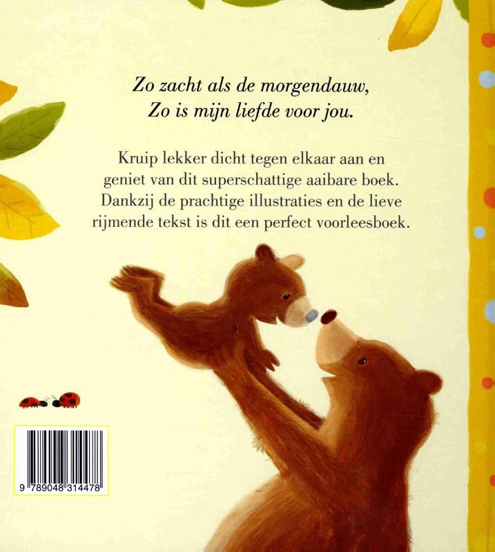 Achterkant van Ik hou bereveel van jou