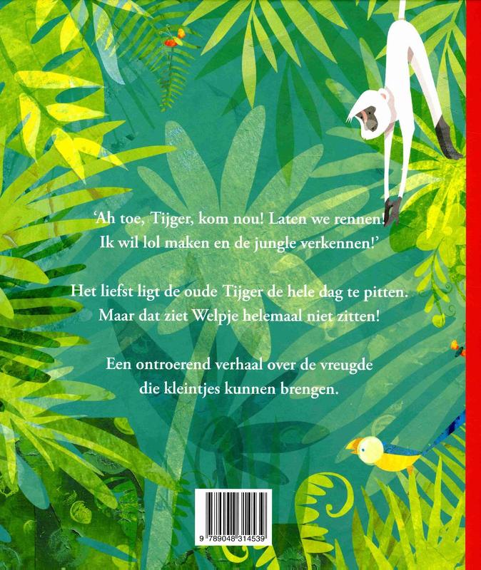 Achterkant van Welpje en Tijger