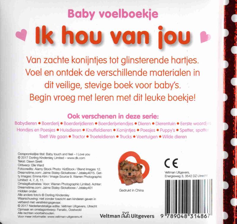 Achterkant van Ik hou van jou