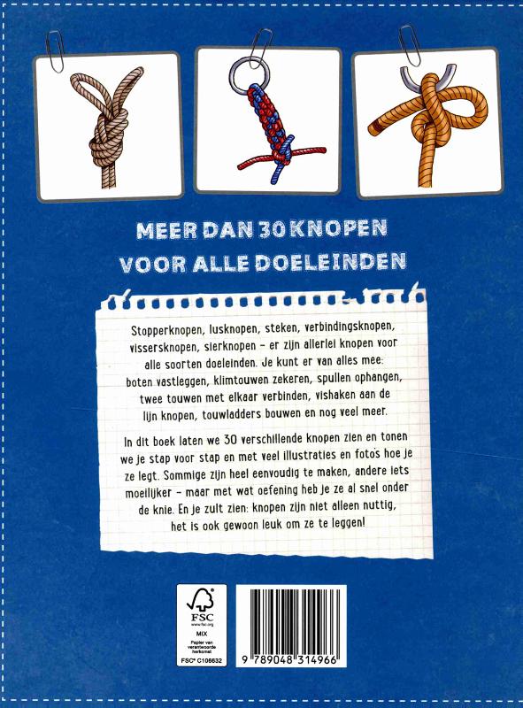 Achterkant van Knopen