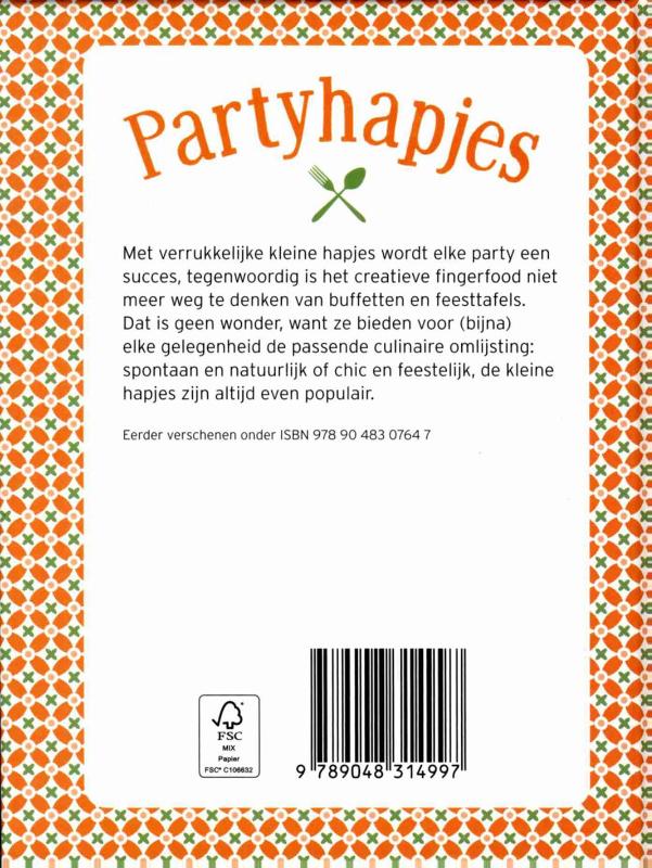 Achterkant van Partyhapjes