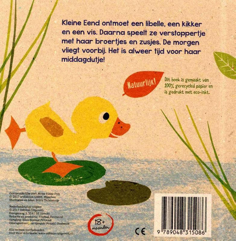 Achterkant van Mijn kleine Eend