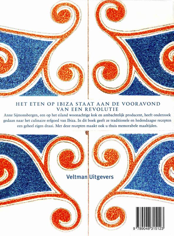 Achterkant van Het Ibiza kookboek