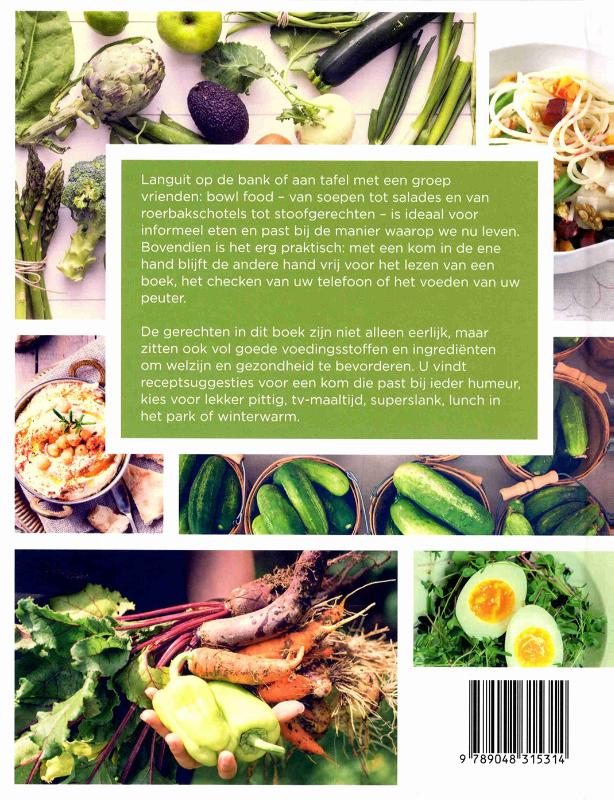 Achterkant van Bowl food
