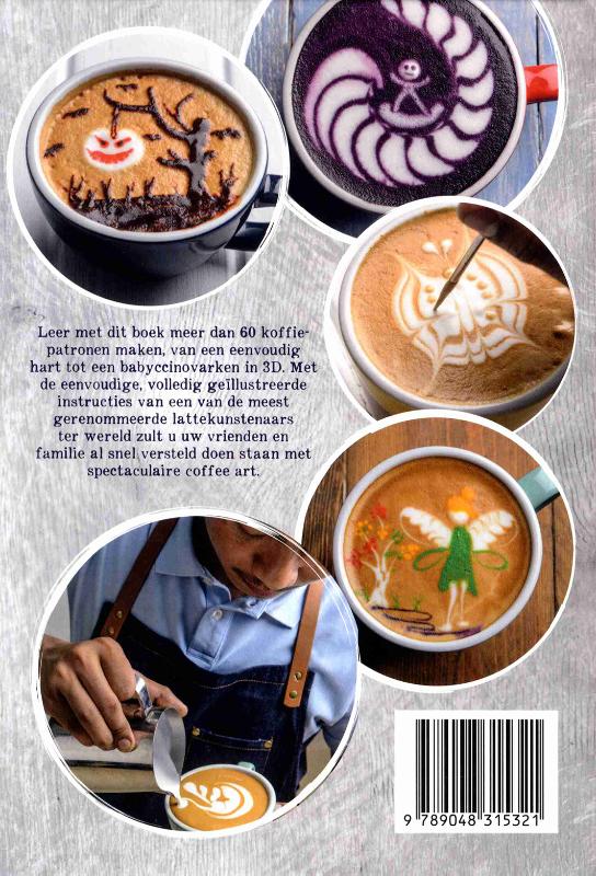 Achterkant van Coffee art