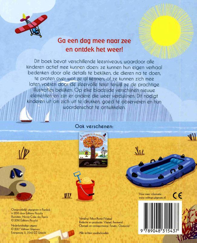 Achterkant van Een dag aan zee