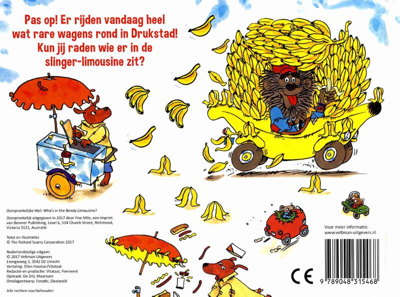 Achterkant van Wie zit er in de slinger-limousine?
