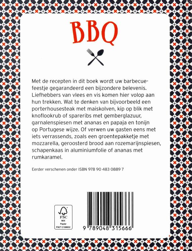 Achterkant van BBQ
