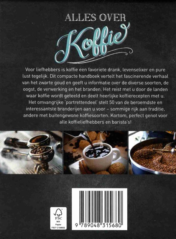 Achterkant van Alles over koffie