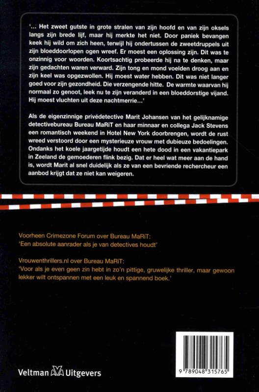 Achterkant van Een hete dood