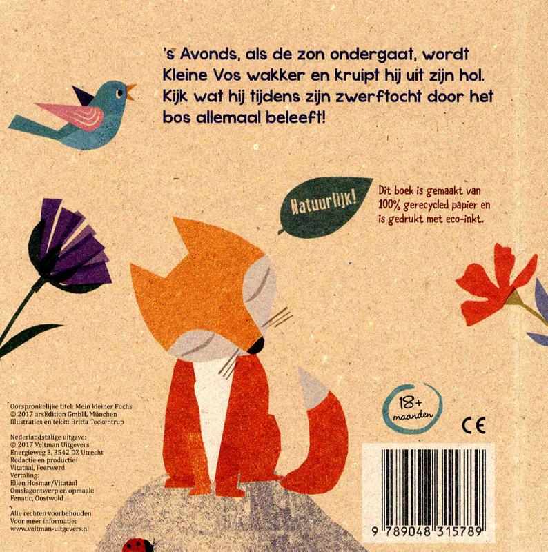 Achterkant van Mijn kleine vos