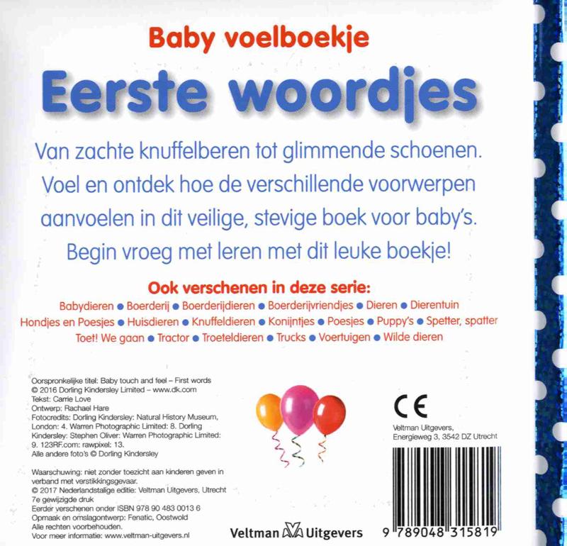 Achterkant van Eerste woordjes