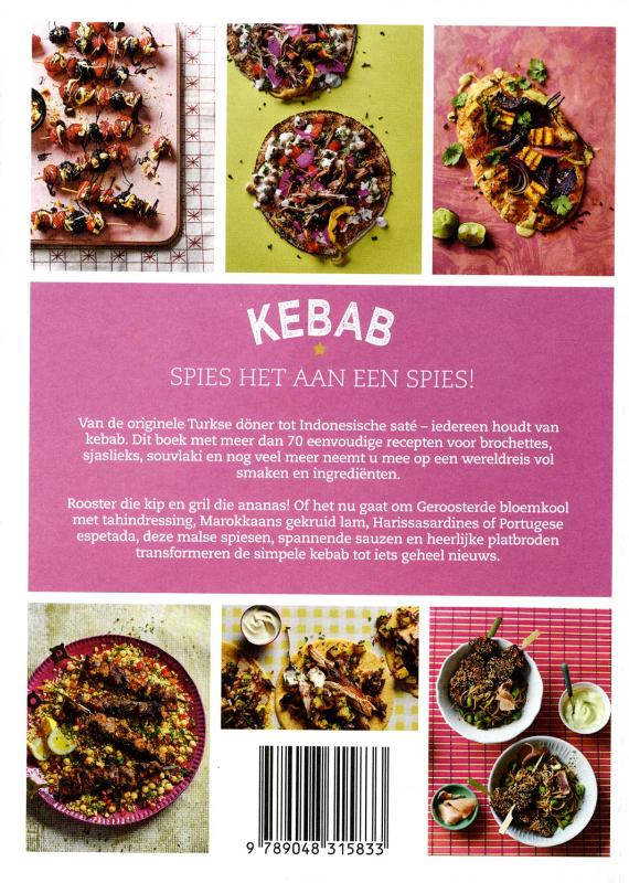 Achterkant van Kebab