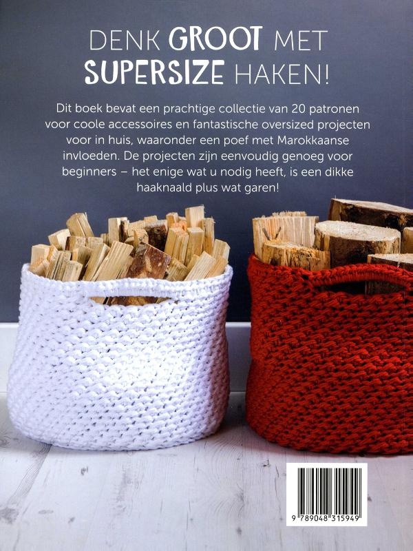 Achterkant van Supersize haken