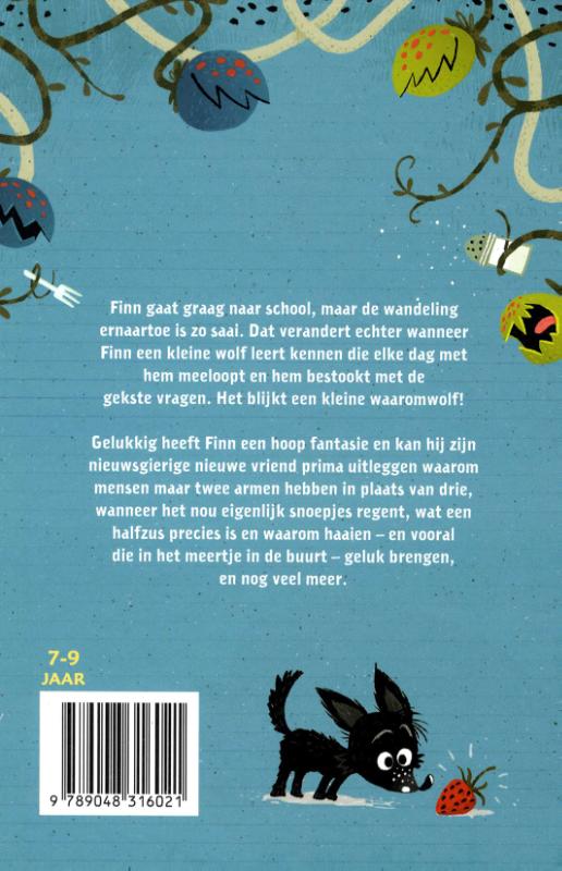Achterkant van De kleine waaromwolf