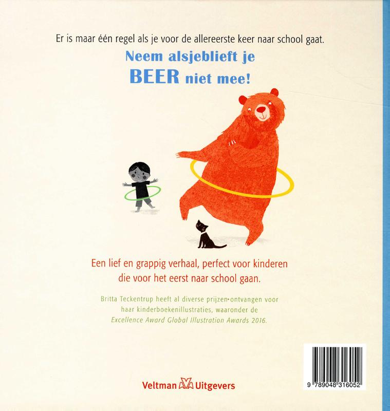Achterkant van Neem nooit een beer mee naar school