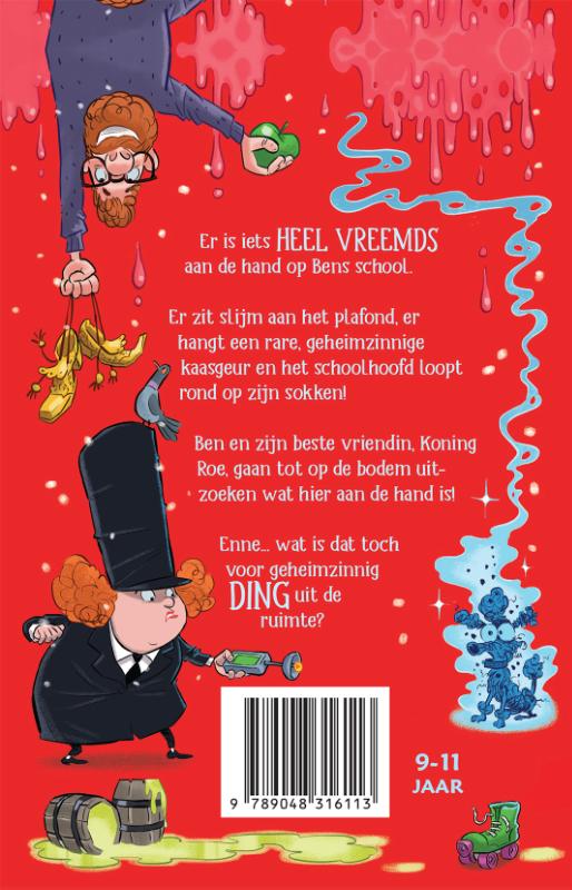 Achterkant van Het Ding uit de ruimte
