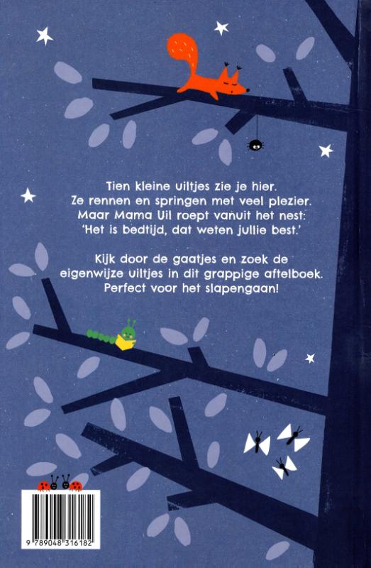 Achterkant van 10, 9, 8... Uiltjes moeten naar bed!