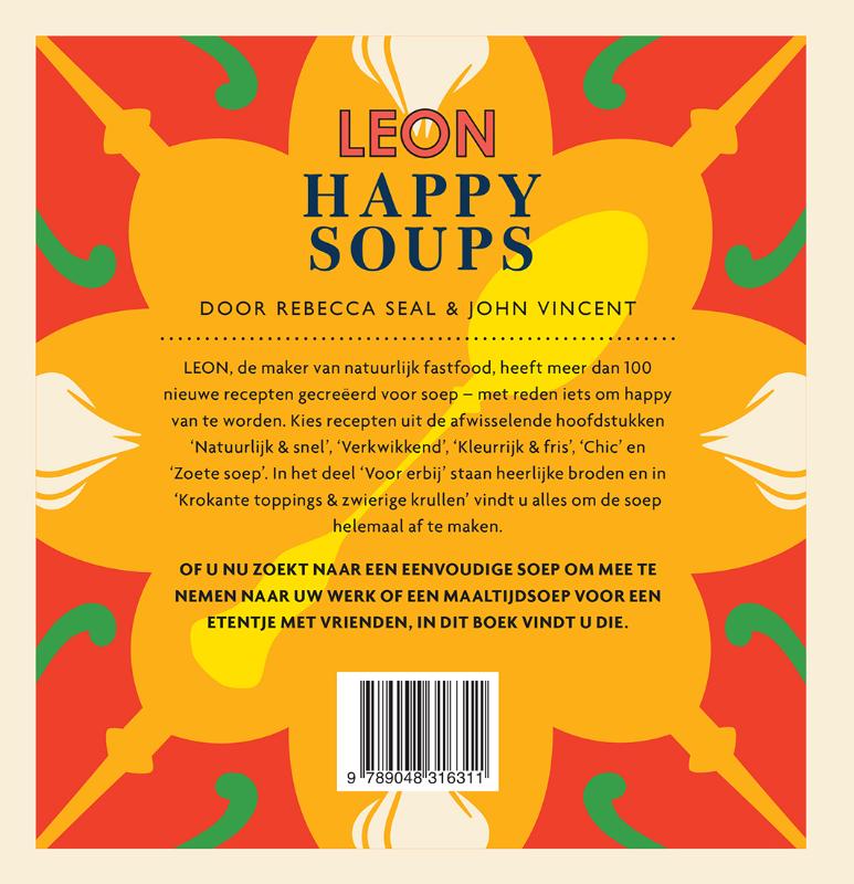 Achterkant van LEON Happy Soups