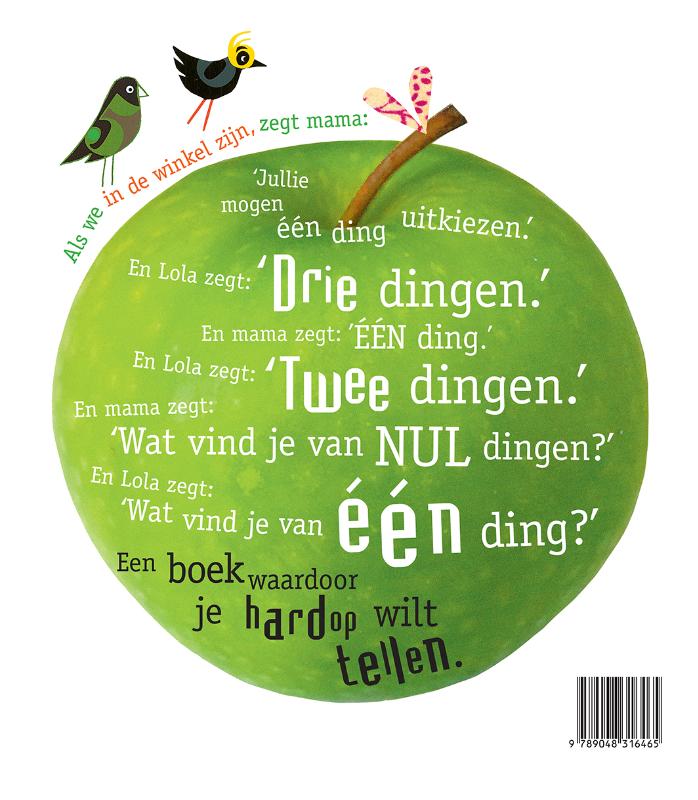 Achterkant van Éen ding