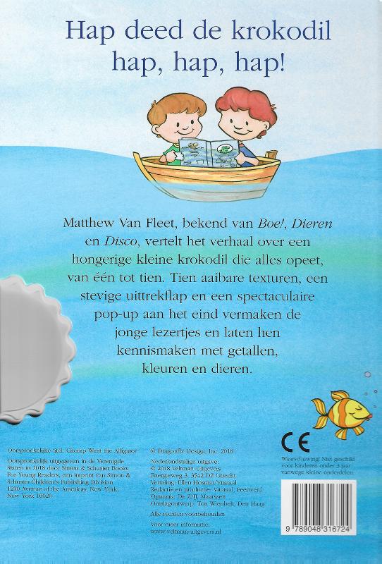 Achterkant van Hap deed de krokodil