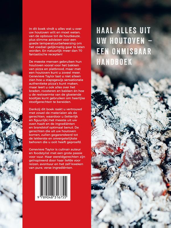 Achterkant van Het ultieme houtoven kookboek
