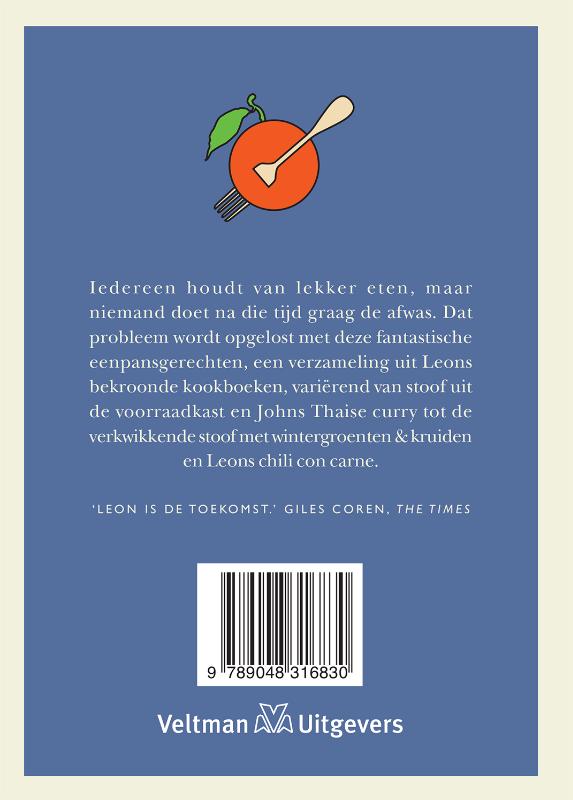 Achterkant van Leon