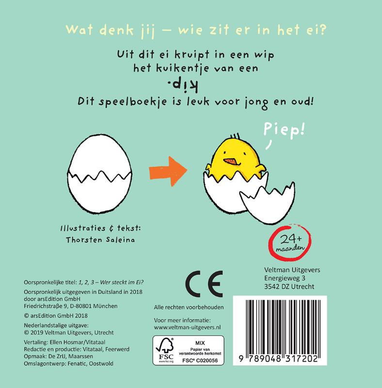 Achterkant van Wat denk jij - wie zit er in het ei?