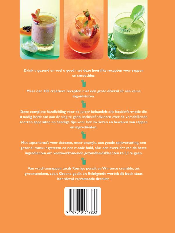 Achterkant van I love juices & smoothies