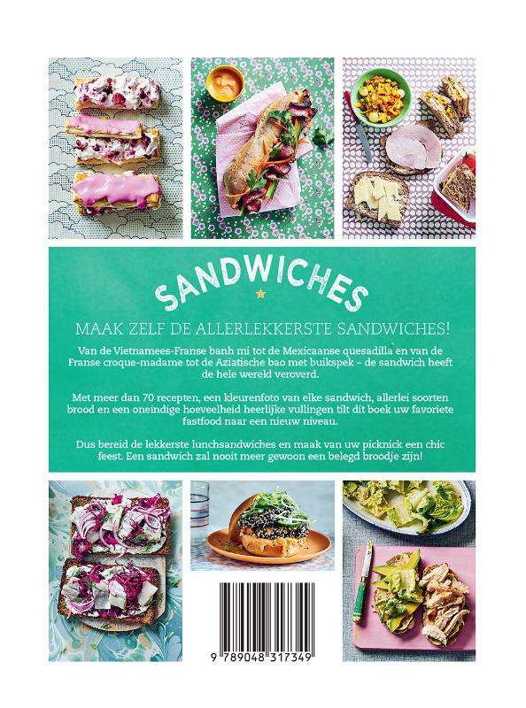 Achterkant van Sandwiches