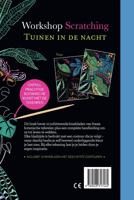 Achterkant van Workshop scratching: Tuinen in de nacht