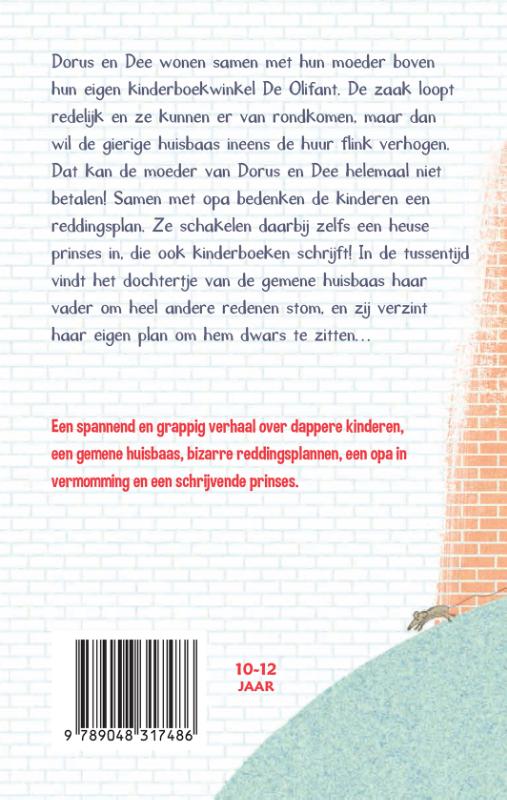 Achterkant van Red De Olifant!