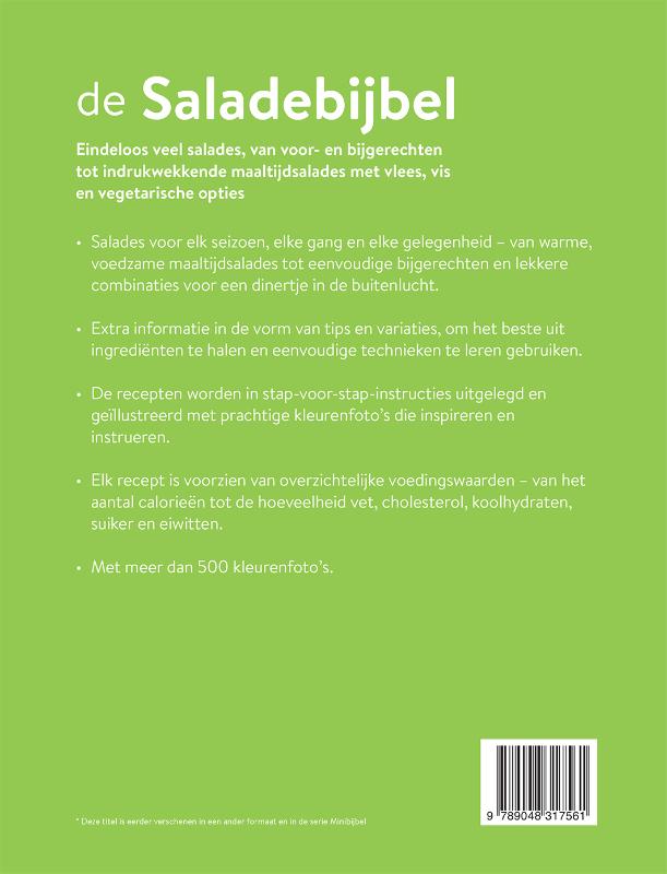 Achterkant van de Saladebijbel