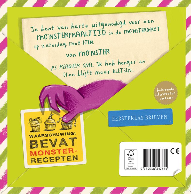 Achterkant van Monstermaaltijd