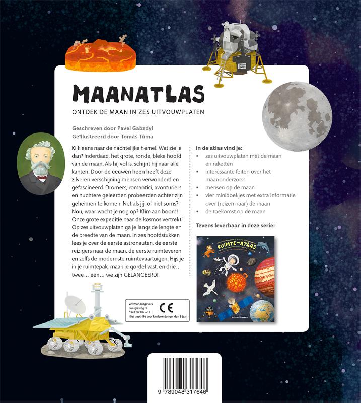 Achterkant van Maanatlas