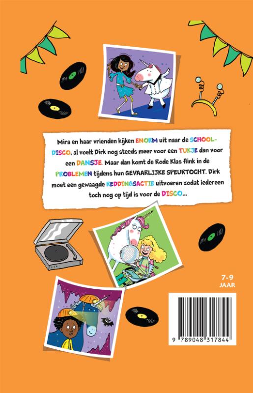 Achterkant van en de schooldisco