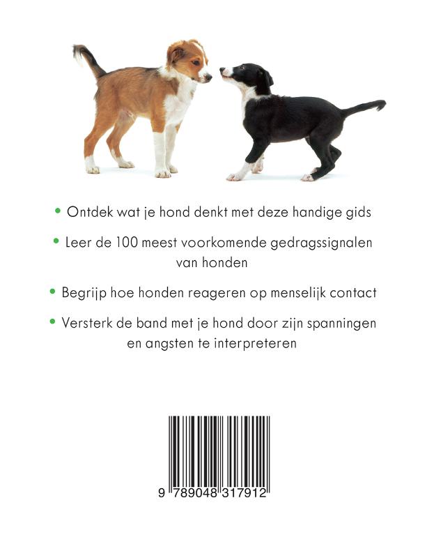 Achterkant van Honden lichaamstaalgids