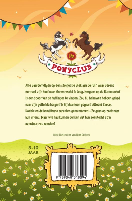 Achterkant van De ponyclub: Supershetty's op geheime missie