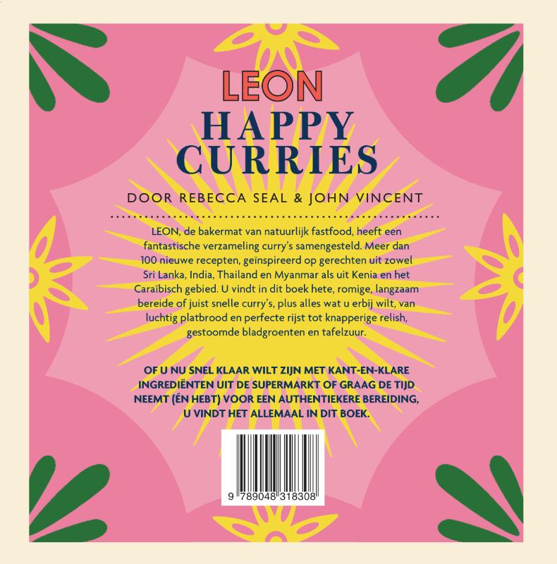 Achterkant van Leon Happy Curries