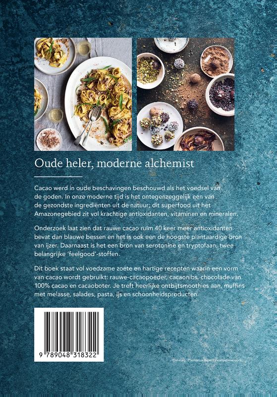 Achterkant van Het cacao kookboek