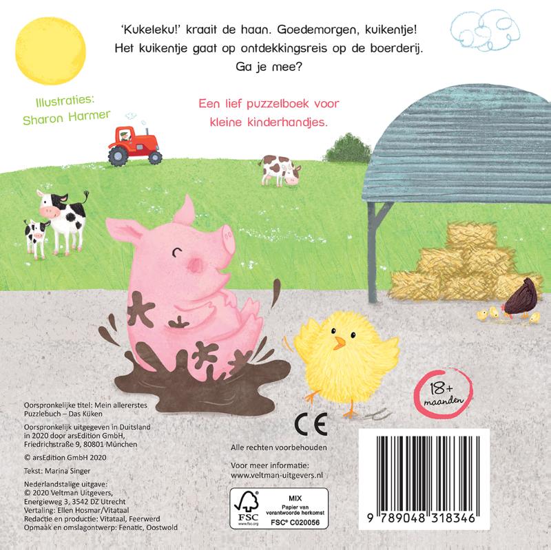 Achterkant van Het kuikentje