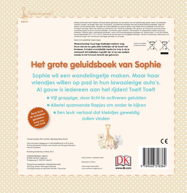 Achterkant van Het grote geluidsboek van Sophie
