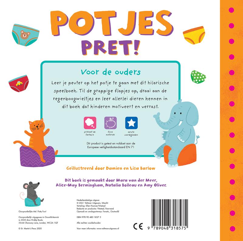 Achterkant van Potjespret!