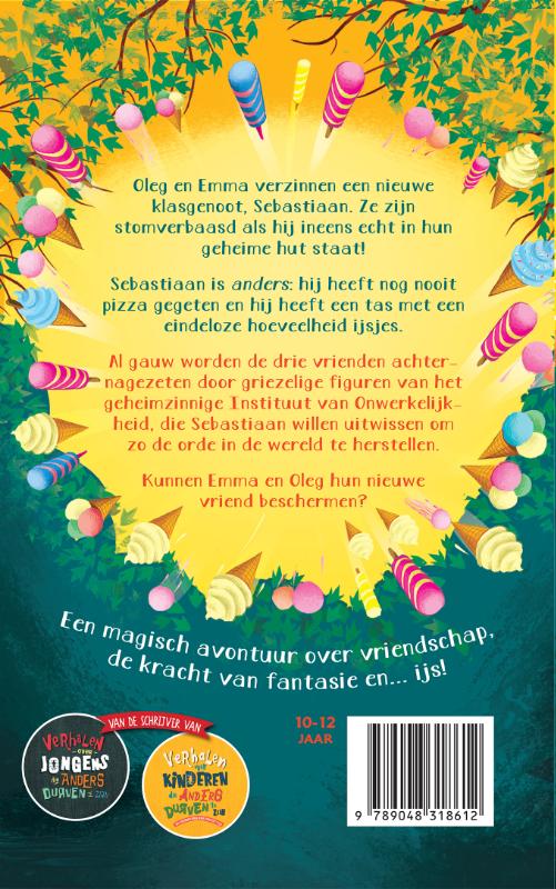 Achterkant van De onmogelijke jongen