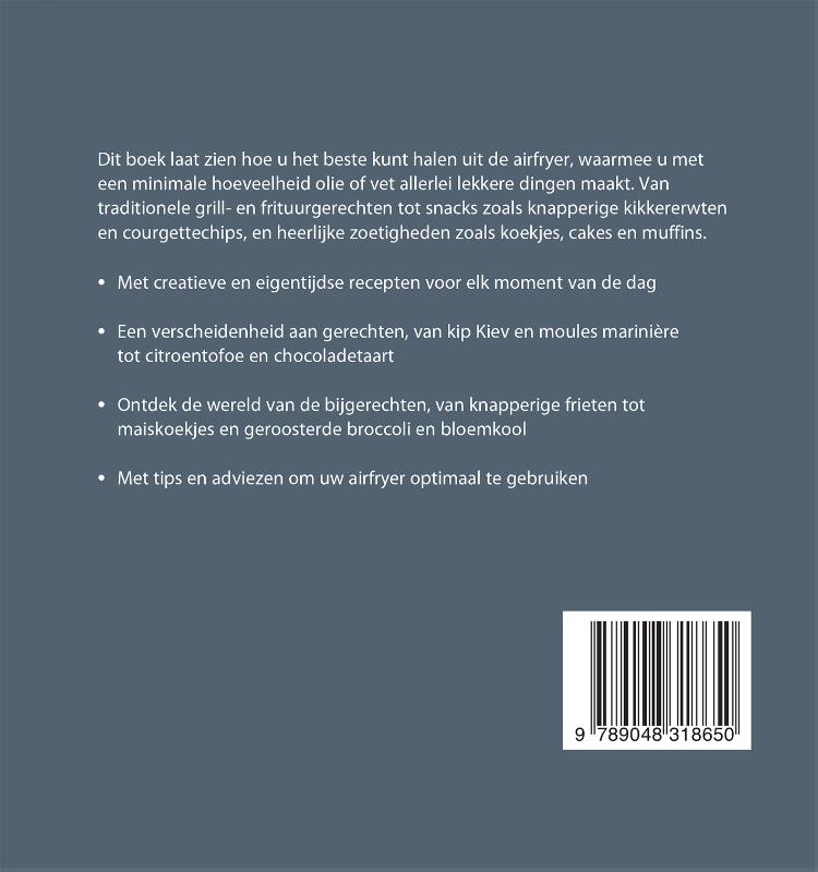 Achterkant van 500 airfryer gerechten