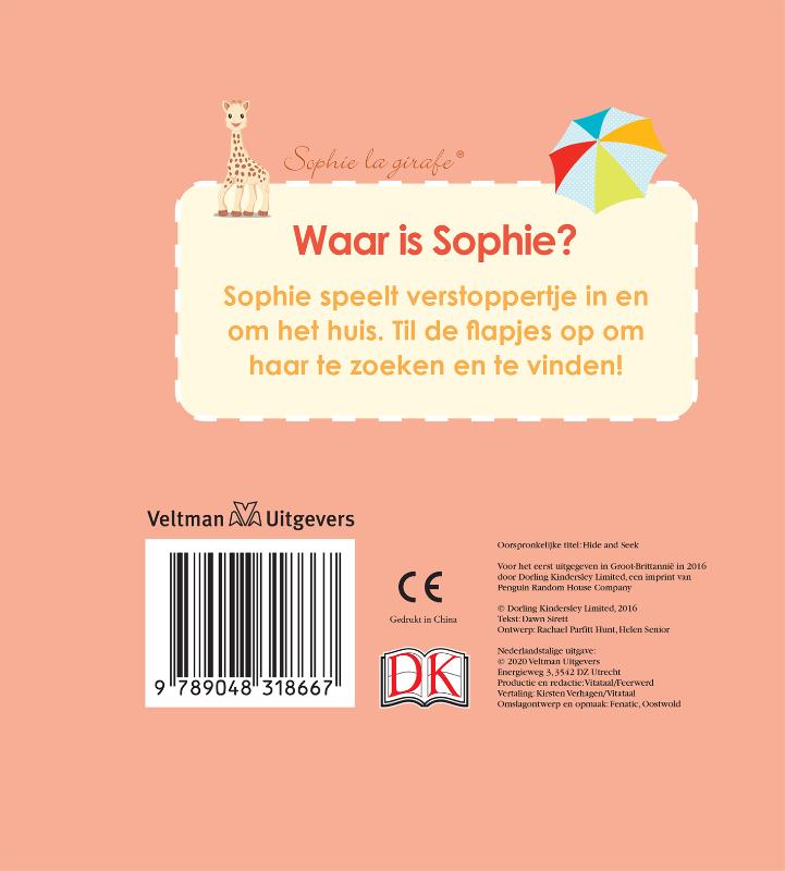 Achterkant van Waar is Sophie?